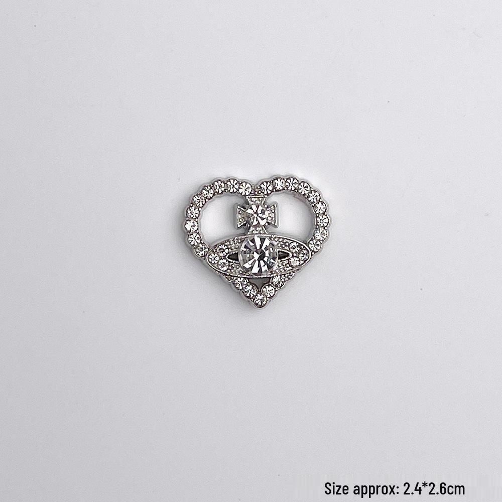 Decor Floare Sabot Aliaj Retro Stras - Catarame DIY High-End