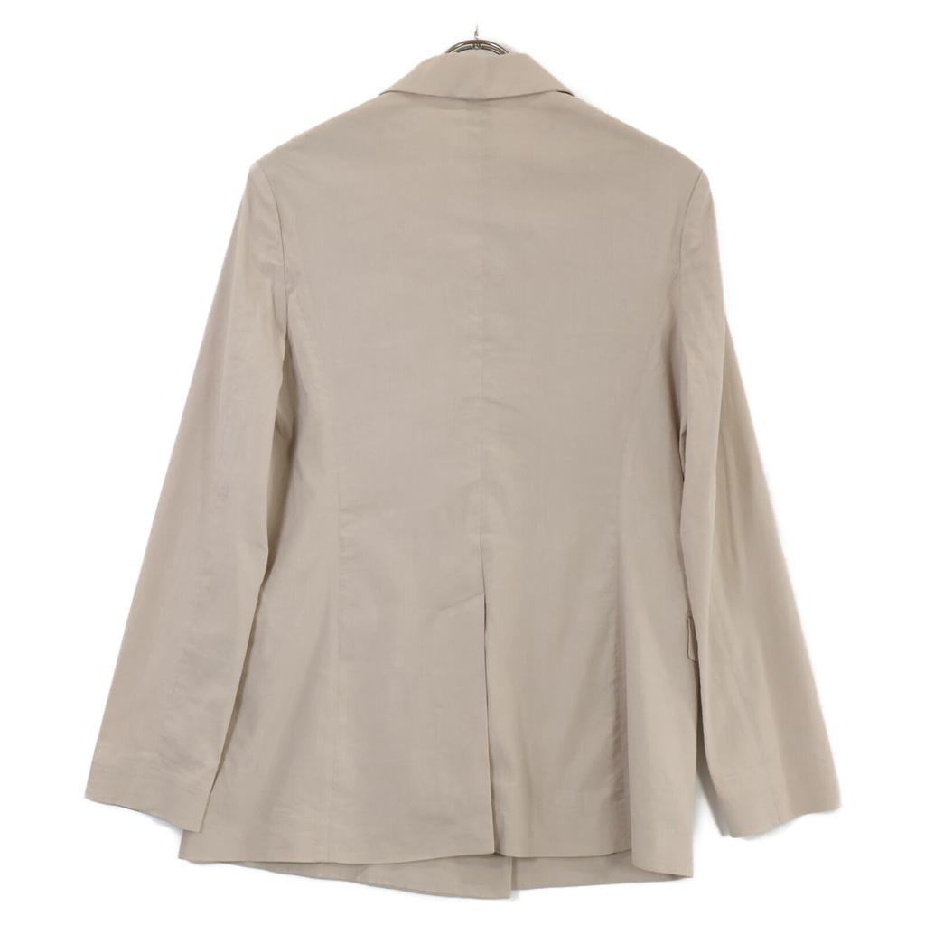 theory luxe 03-1204101 Linen double tailored jacket Jacket 38 beigeUsed