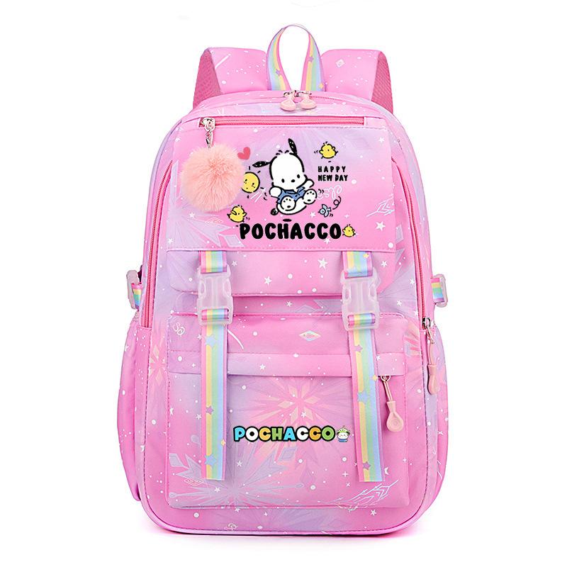 Pochaco Pacha Dog Cartoon Cute Backpack Sweet School Style Schoolbag