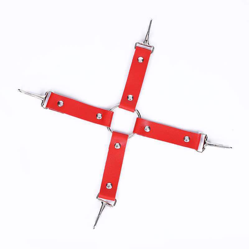 Produse pentru adulți Sex Cataramă încrucișată Erotic Piele Cataramă de conectare la spate Jucărie alternativă Accesorii Cruce Bondage Jucărie sexuală