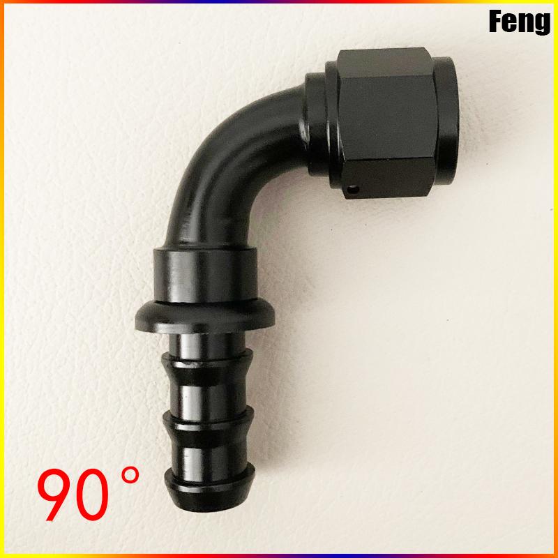 Fitinguri Universale de Capăt de Furtun cu Împingere Combustibil Ulei 0 45 90 180 Grade Furtun Răcire Adaptor de Conexiune AN4 AN6 AN8 AN10 AN12