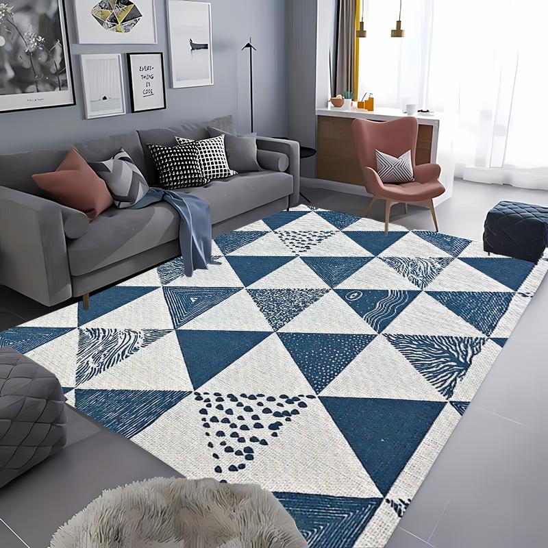 Creative Geometry Carpet for Living Room Bathroom Non Slip Mat Kitchen Balcony Doormats Bedroom Corridor Entrance Decorative Rug