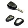 Gloss Carbon Fiber Color Remote Key Cover Protection Case Keypad For Porsche BLACK Head Remote Key