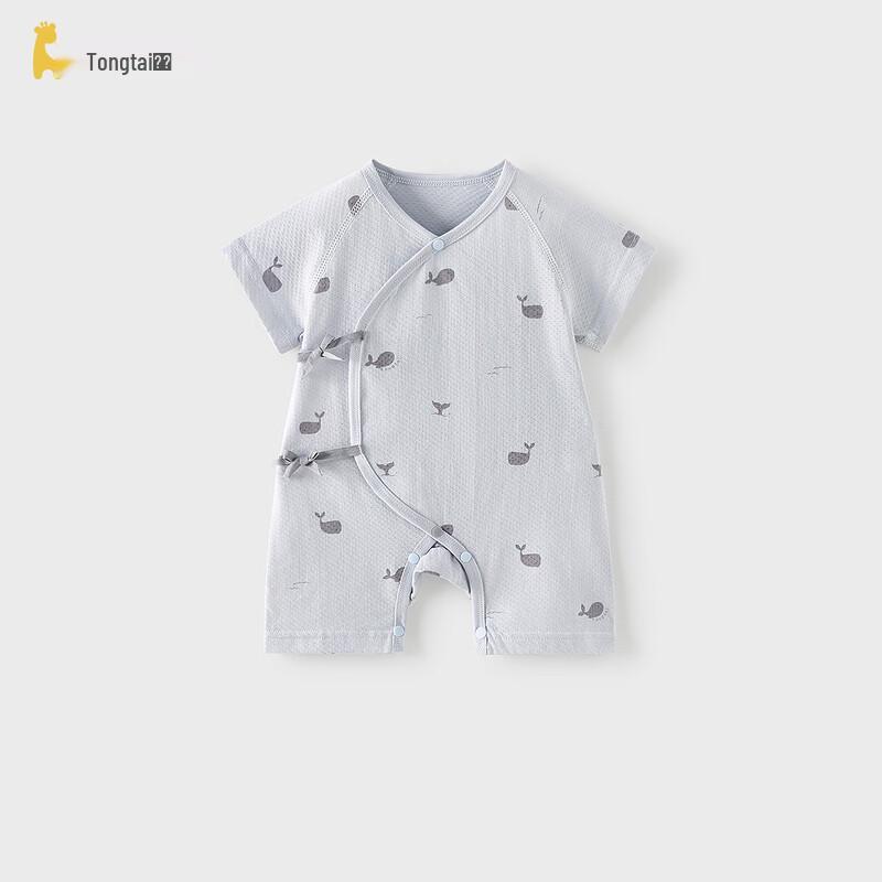 

TONGTAI Baby Short-Sleeve Pure Cotton Mesh Romper 52cm