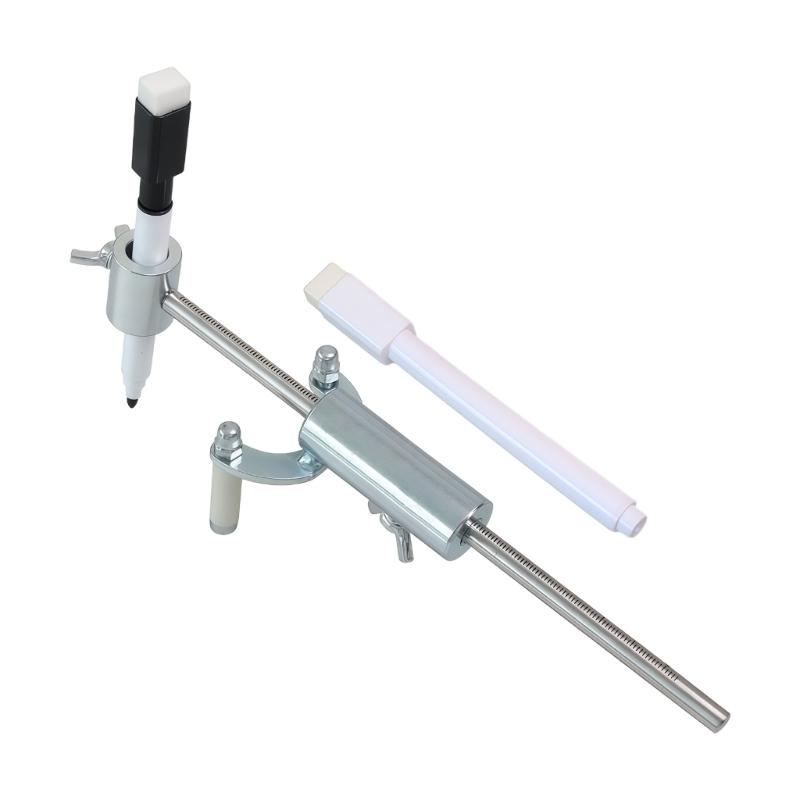 Parallel Scriber Tool High Precisions Universal Dents Repair Line Marker Tool With 2 Pens Suitable For Vehicle Maintenance серебряный