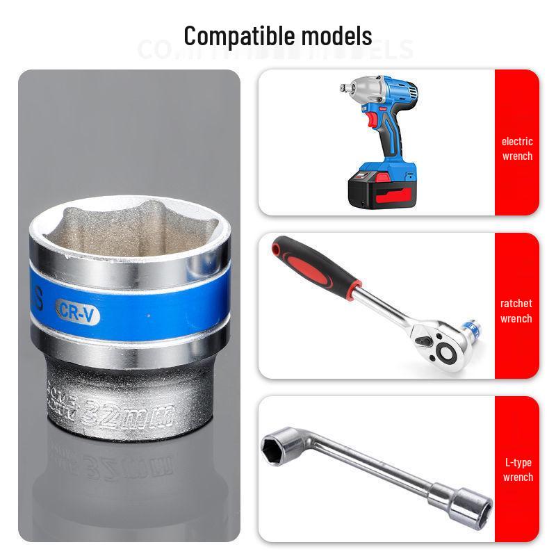 Complete Electric Ratchet Wrench Socket Set for Auto Repair