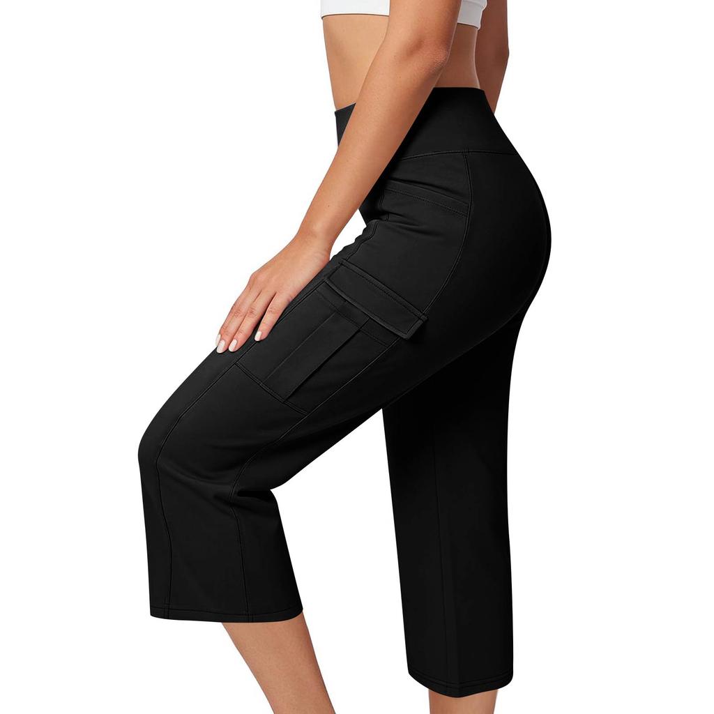Women's High-Waisted Casual Athletic Slim-Fit Outdoor Fitness Yoga Pants With Pockets