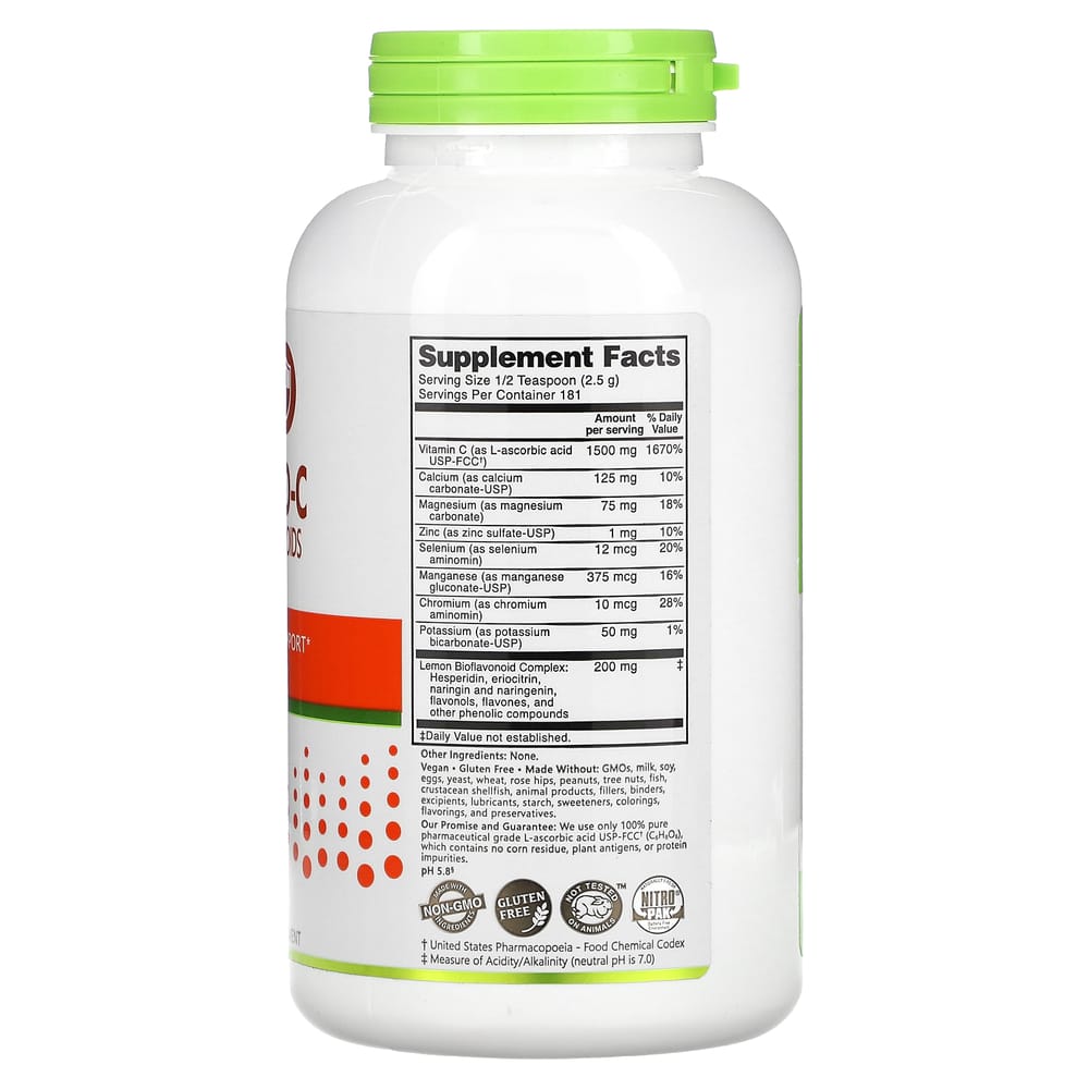 NutriBiotic Immunity Bio-C Bioflavonoids Vitamin C Powder 454g (16 oz)