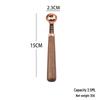 In-Stock Rose Gold & Walnut Wood Handle Measuring Spoons and Cups Set
