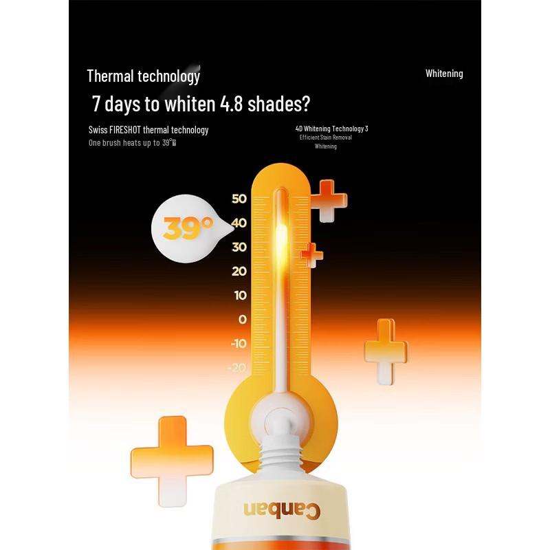 CANSAN Professional Fresh Whitening & Stain Removal Toothpaste Set