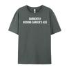Currently Kicking Cancers Ass Motivational Graphic Tee Shirt Luxury Designer Mans Short Sleeve Tee Classic