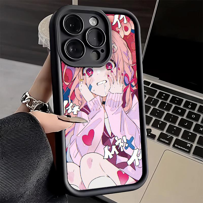 Phone Case for iPhone 17 Air 16E 15 16 Pro Max Anime Kwaii Girl Ins Style Cover 14 Plus 13 12 Mini Soft Shell Silicone Fundas