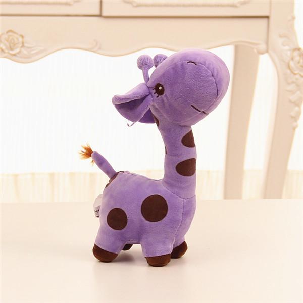 

Плюшевий Жираф М які іграшки Тварини Дорогі Ляльки Немовлята Діти Подарунок на день народження 5 кольорів фіолетовий