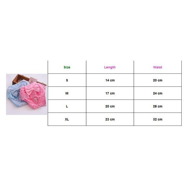 1pc Pets Dog Diaper Sanitary Physiological Pants Washable Cotton Pet Briefs Diapers Menstruation Underwear For Home Pets Supplies