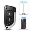 KEYYOU For Peugeot 207 307 308 407 607 807 For Citroen C2 C3 C4 C5 C6 Berlingo Picasso 2/3B Filp Modified Remote Car Key Shell
