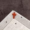 1Pc Natural Gemstone Cross Shape Pendant Charms 13×23mm With Metal Bail, For DIY Handmade Accessories