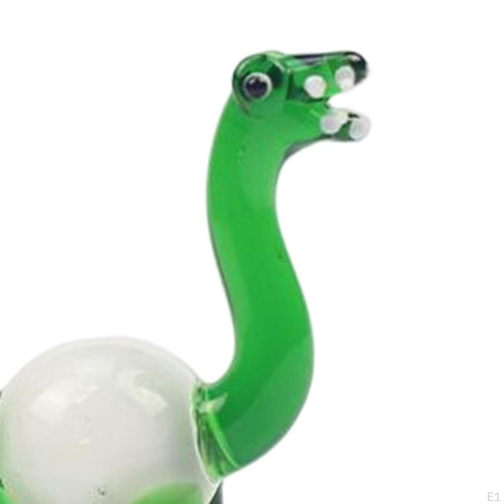 Glass Dinosaur Tiny Animal Figurines Decor Delicate Details Waterproof