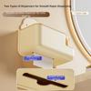 Carton Dinosaur Waterproof Toilet Tissue Box Rustproof Multi Function Storage Case Wall Mounted No Punching Paper Rack Home Use
