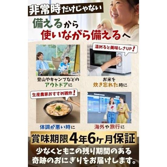 Total 6 pieces set Ready eat Miracle Rice Balls Stockpile Japanese Dashi Flavor 2 x 3 bags 5 years storage 100 Miyazaki Prefecture Gluten-free Free 28