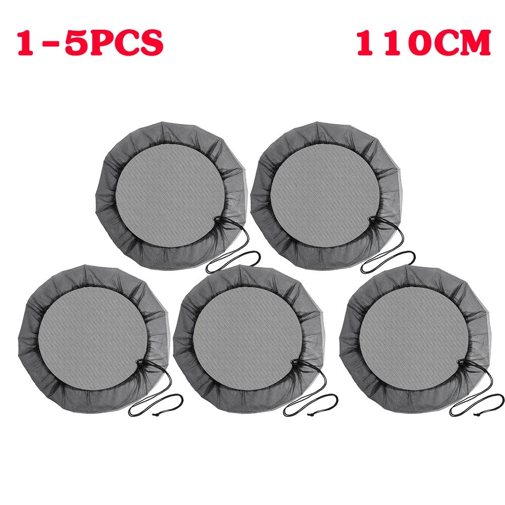 1-5pcs 60-120cm Mesh Cover Netting for Rain Barrel Water Collection Bucket Raindrop Anti-fall Leaves Filter Net Water Protection