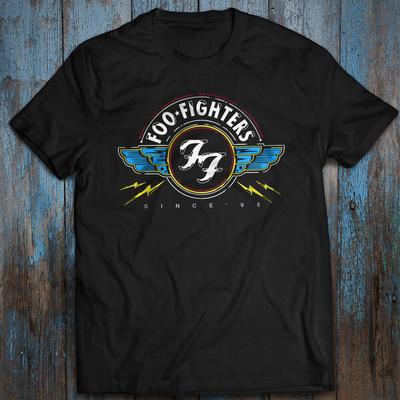 Klassisches Herren-Baumwoll-T-Shirt Rock-T-Shirt Dave Grohl Foo Fighters Konzert Musik Unisex-T-Shirt