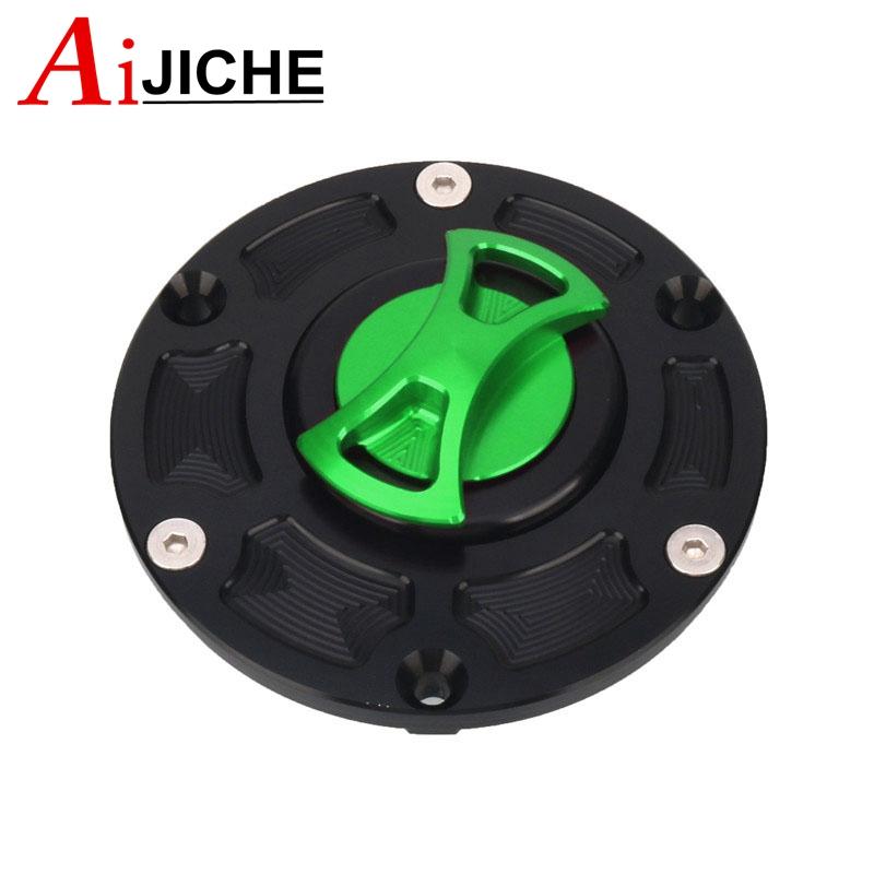 Motorcycle CNC Fuel Tank Cap Gas Oil Tank Cover Petrol Cover Fit For NINJA 250 300 Z250 Z300 NINJA250 NINJA300 EX250 EX300
