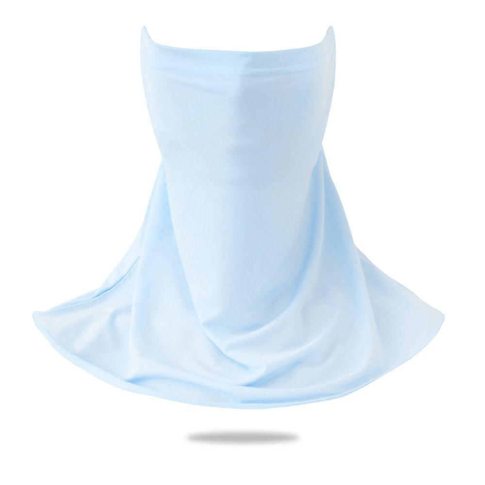 Traceless Ice Silk UV Protection Mask Sun Protection Face Covering Sunscreen Mask  Bike Cycling