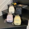 Fashion portable small bag women's 2025 new diamond-encrusted diamond chain bag casual backpack women