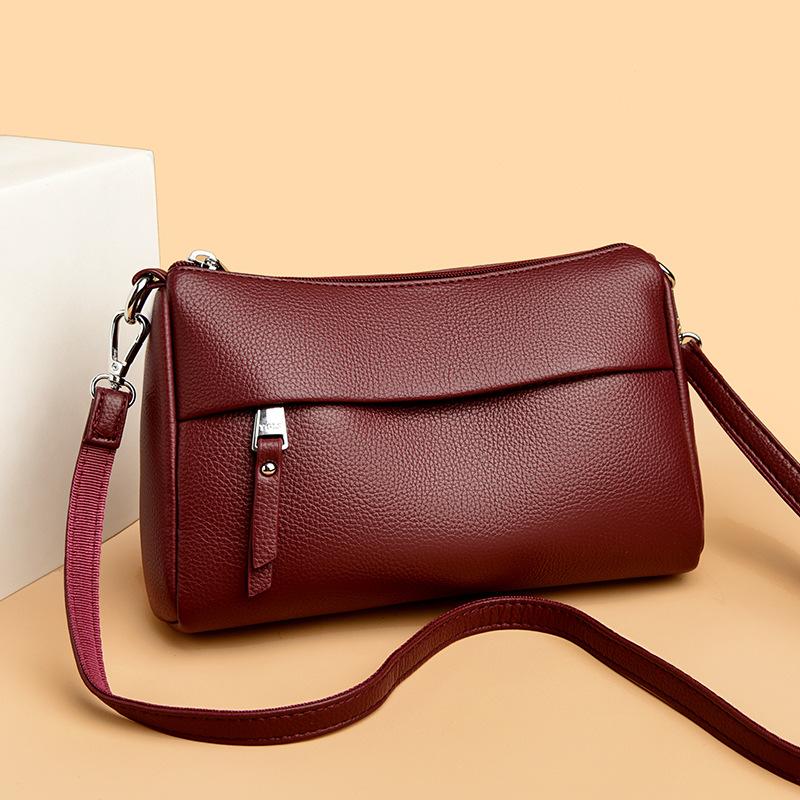 Damentasche neue weiche Leder Mutterschaftstasche Umhängetasche Damen atmosphärische Schulter Umhängetasche Handtasche