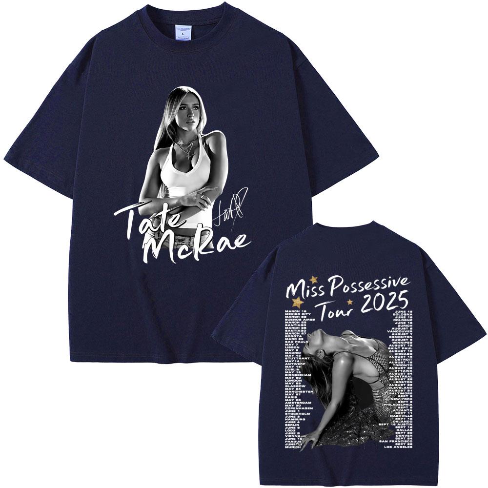 

Певица Тейт МакРей Мисс Собственница Так Близко К Чему Тур 2025 Футболка Мужская Женская Одежда Мода Футболка Любителя Поп-Музыки Подарок Лето 4XL