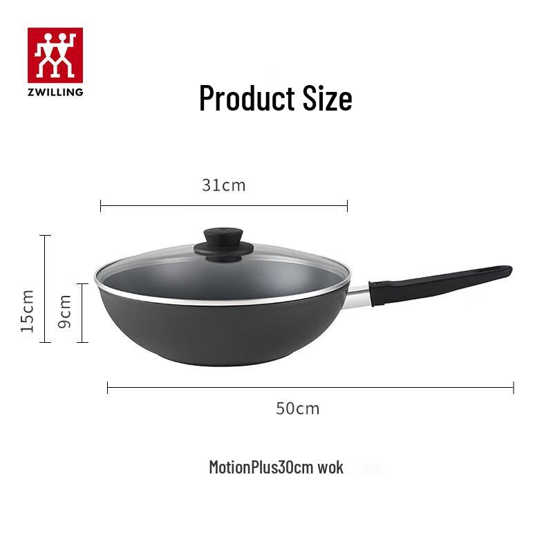 ZWILLING Motion Plus 30cm Non-Stick Wok