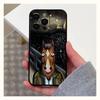 B-Bojack Cartoon H-Horseman Funny Phone Case For Apple iPhone 15,14,13,12,11,Pro,X,XS,Max,XR,Plus,Mini Soft Black Cover