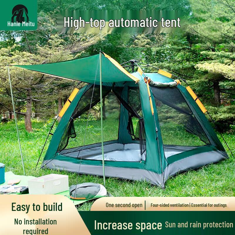 Hanlemeitu Automatic Pop-Up Outdoor Camping Tent Size 1