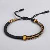 Handgefertigtes tibetisch-buddhistisches Armband Buntes Garn Guter Glücksbringer Dünnes Seilarmband & Armreifen für Damen Herren Knoten