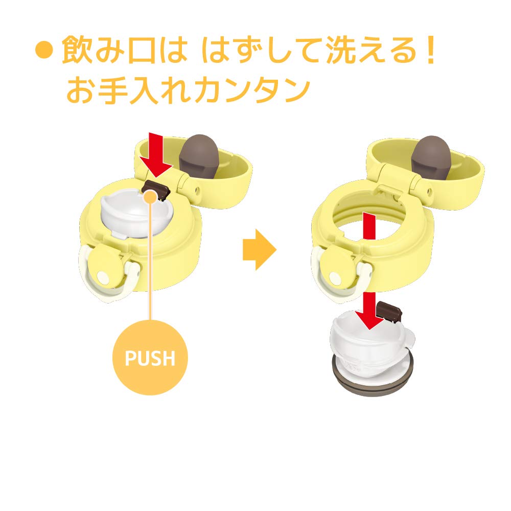 Thermos Vacuum Insulated Portable Matte MTY Mug, 500ml, Yellow, JNR-501LTD