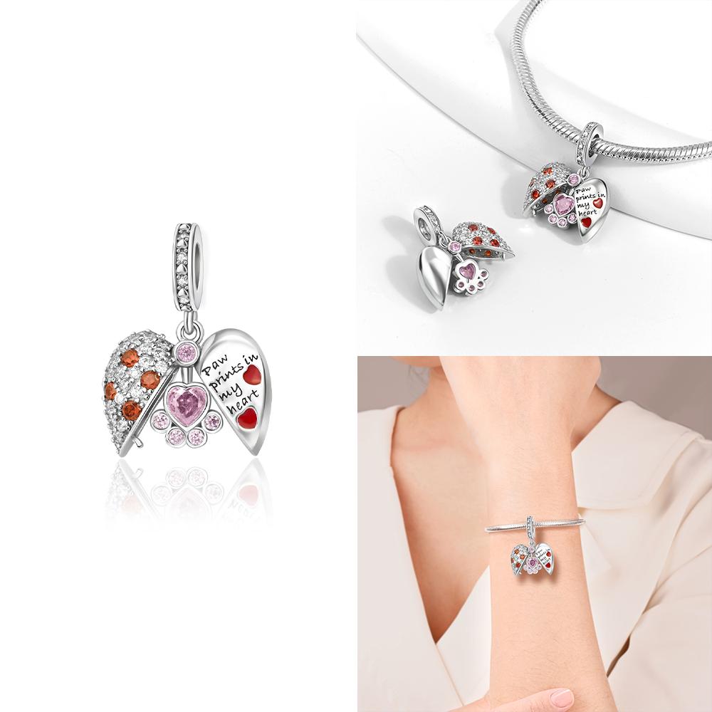 Original Copper Green Snakes Animals Elk Cute Squirrels Pink Claws Bead Fit Bracelet Diy Women Fine Gift Accessory