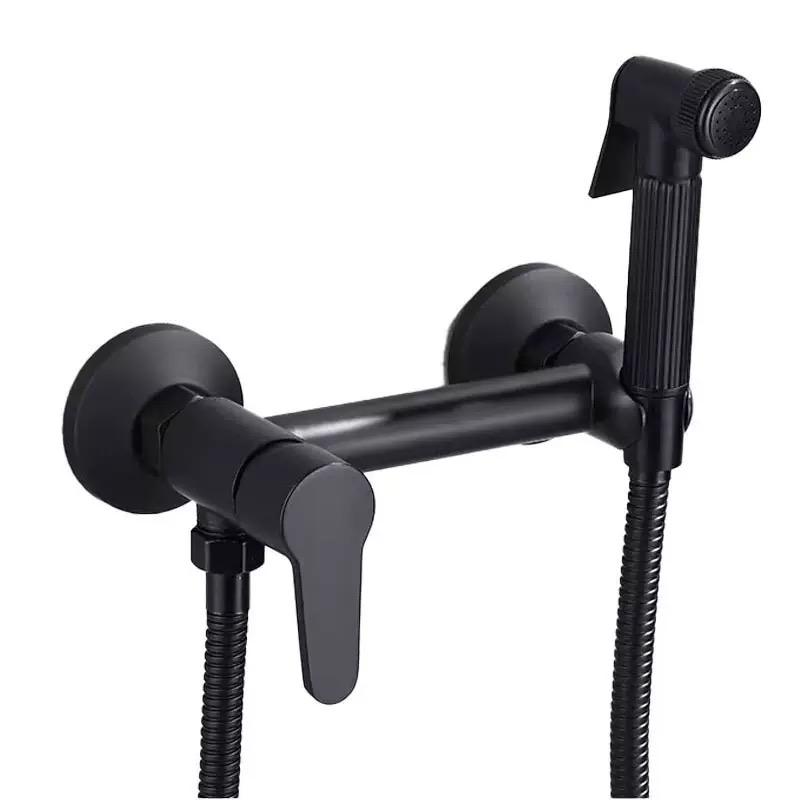 Hot and Cold Simple Faucet Bidet Sprayer Shattaf Set Multifunctional Toilet Companion Pressurized Shower Kit