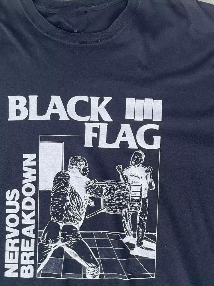 

Black Flag Vintage Nervous Breakdown T-shirt Cotton Unisex Tee S-5XL Unisex T-Shirt M