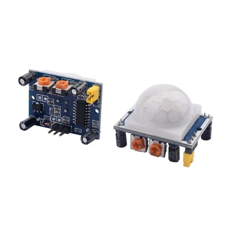 5 Pieces HC SR501 PIR Motion Sensor Modules with Adjustable Sensitivity Infrared Sensor Modules for DIY Electronics