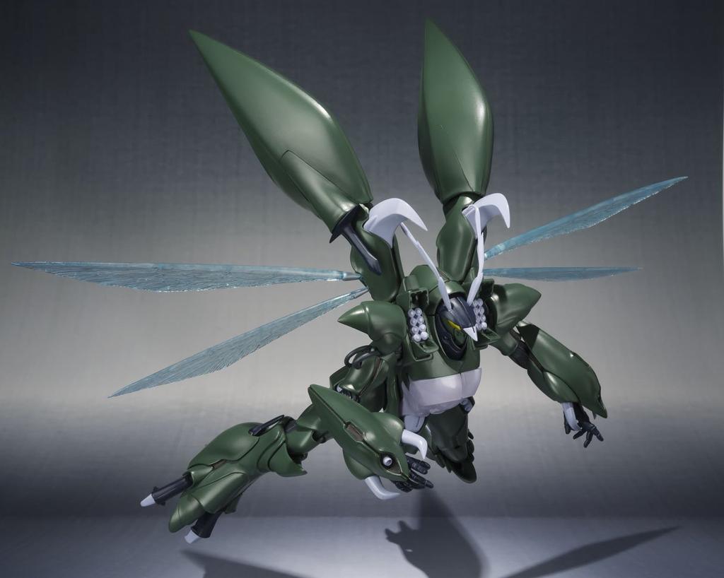 TAMASHII NATIONS ROBOT Spirits Aura Warrior Dunbine, ca. 145 mm, bemalte ABS-Actionfigur [SIDE AB] Lyneck, & PVC,