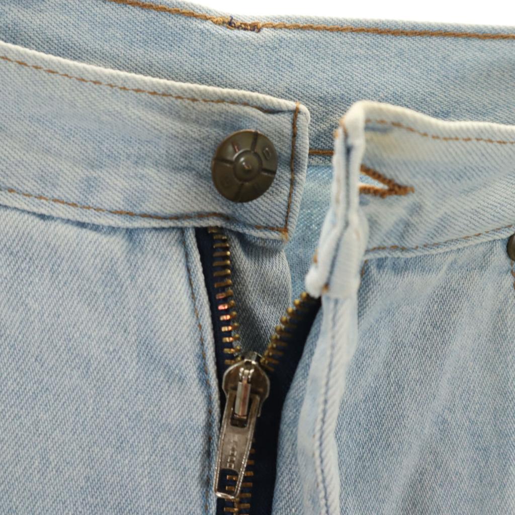 FENDI made in Italy Tapered denim pants 42 Ice blue jeans Women Used