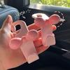 Car Seat Hook, Non-marked, Cute Ribbon Design, Pink Color, For Women, Headrest Hooks, Car