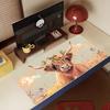Large Extended Highland Cow Floral Mouse Pad Thick Non‑Slip Rubber Mat For Precise Mouse Control Gaming Laptop Computer Desktop