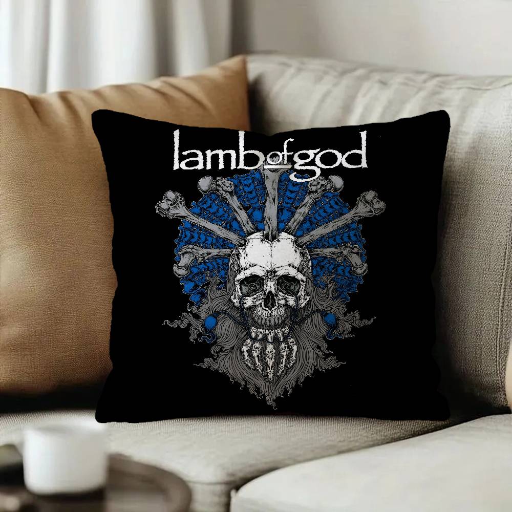 Band L-Lamb of GodS Pillow Cushion Cover Pillowcase Living Room Sofa Home Decor Customized