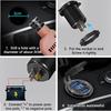 USB car fast charger socket dual qc3.0 quicker charger adapter with switch for 12-24v Marine motorcycle truck