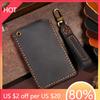 Styling Mouldings Leather Card Key Cover for Tesla Model 3/S for NIO Es6 for Xpeng P7 Car Key Case
