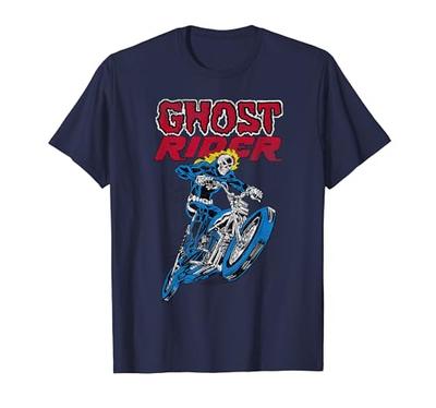 Marvel Ghost Rider Vintage Motorrad Comic Ikone T-Shirt