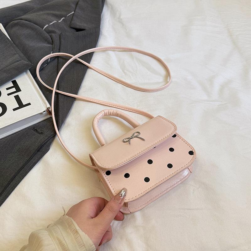 2025 Summer New Bow Bag Korean Version Personalized Ins Women's Handbag Fashionable and Simple Shoulder Oblique Span Bag