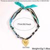 Galvanisierte Persönlichkeits-Herzgesicht-Anhänger Verstellbarer Armband-Halsketten-Schmuck