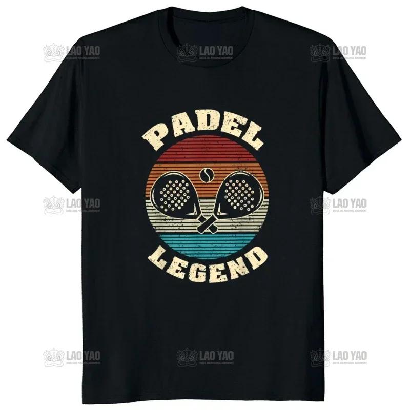 Padel Padel Divertido T-shirt Funny Casual Soft Premium Men's Clothing Tee Shirt Graphic Tops Harajuku